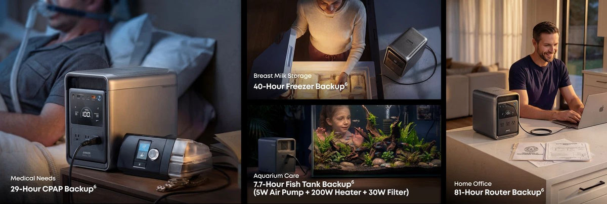 Anker Solix S2000 2010Wh Lightweight Portable Home Backup Power Station