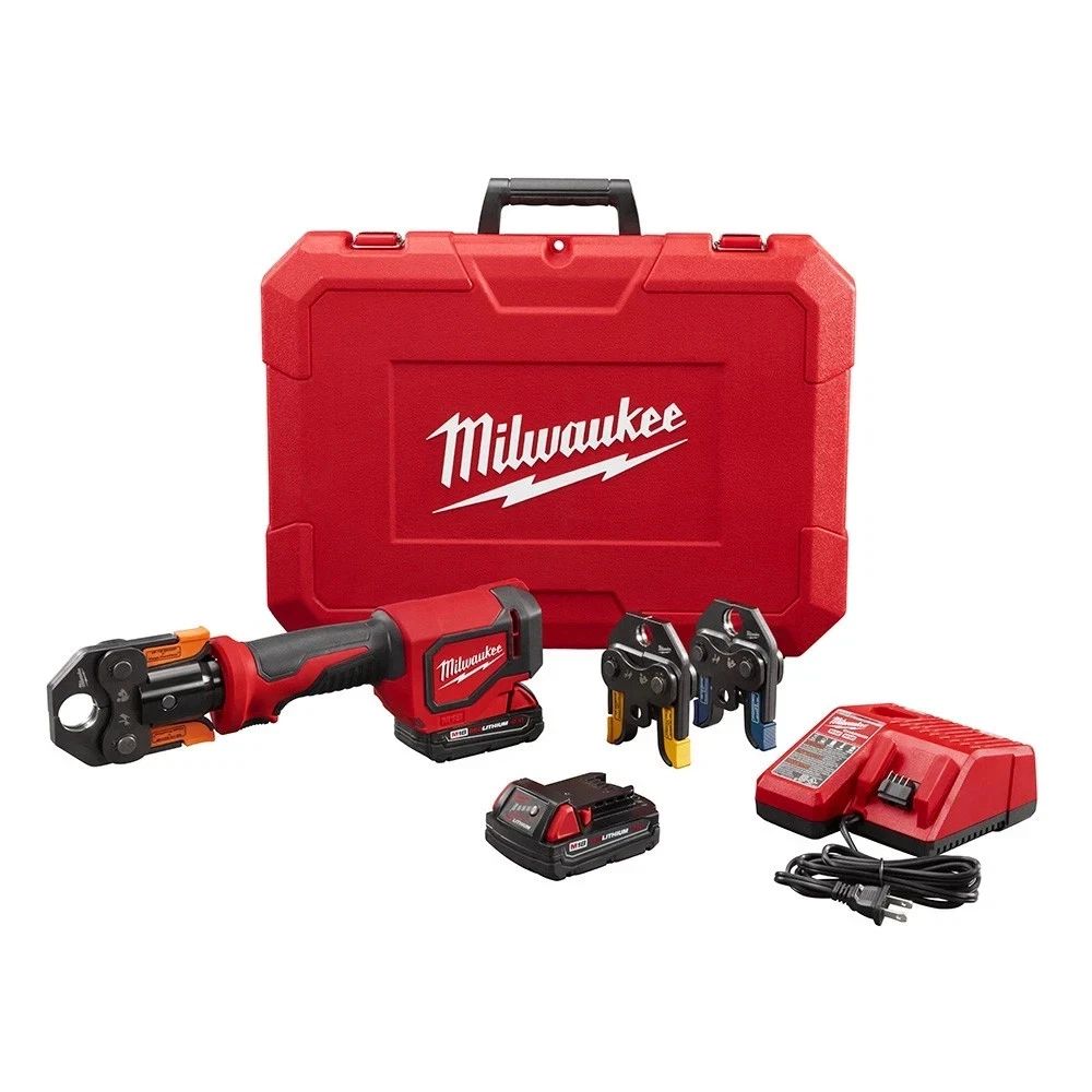 Milwaukee 2674-22P M18 Short Throw Press Tool Kit with Viega PureFlow Jaws NEW