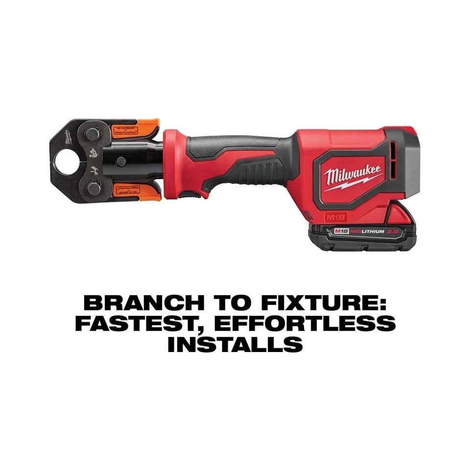 Milwaukee 2674-22P M18 Short Throw Press Tool Kit with Viega PureFlow Jaws NEW