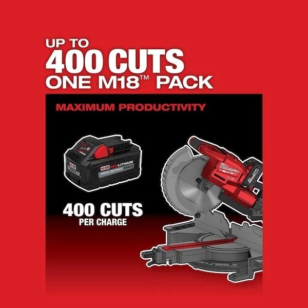 Milwaukee Tool 2734-21 M18 Fuel 10" Dual Bevel Sliding Compound Miter Saw