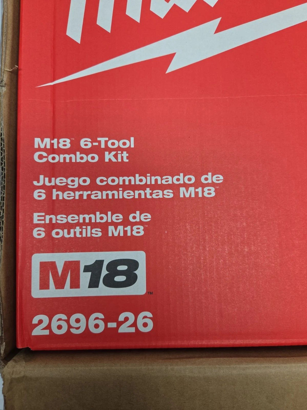 2696-26 Milwaukee M18 Cordless 6-Tool Combo Kit W/ Batteries Charger & Case NEW