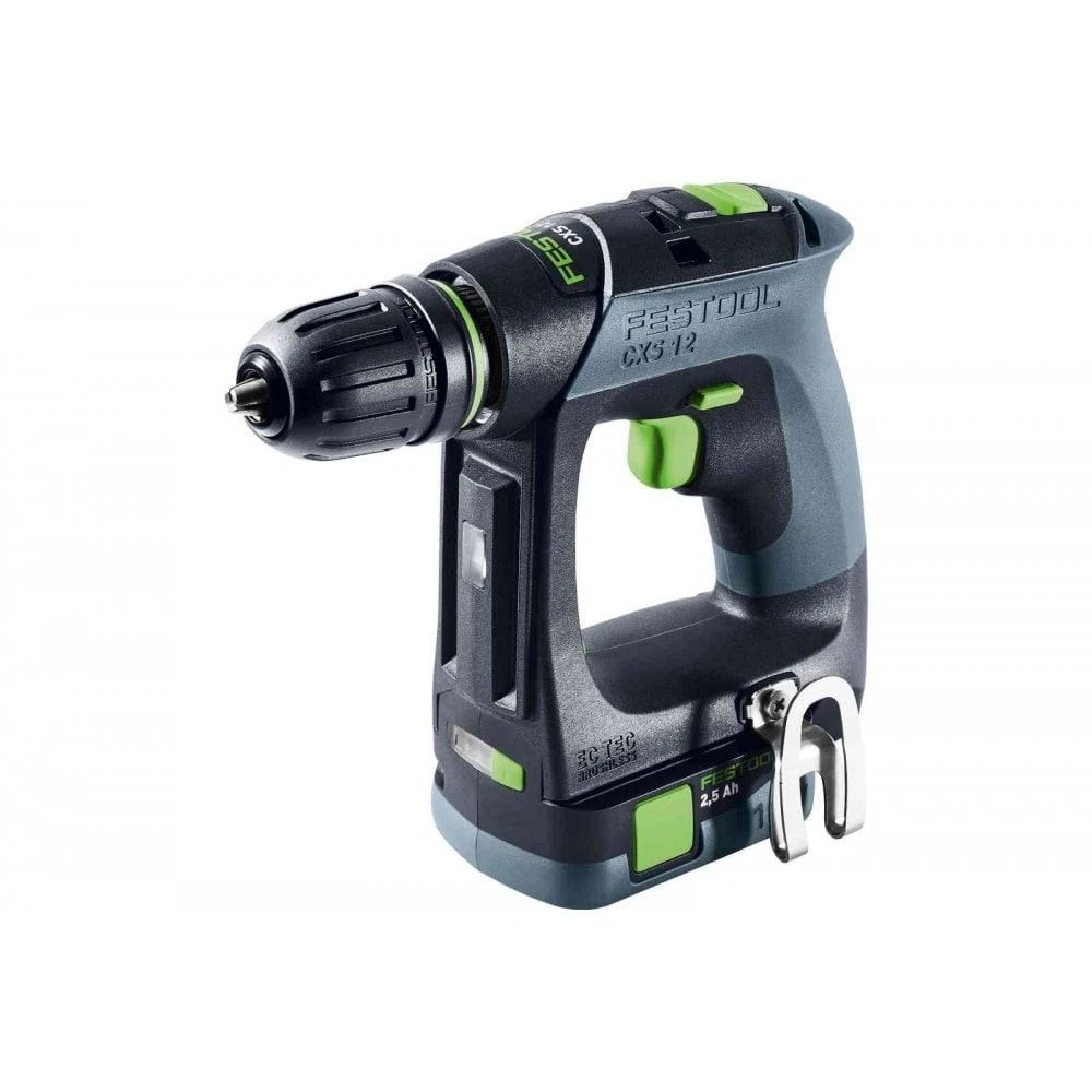 Festool CXS12 2,5 12v Cordless Drill 2 x 2.5ah Batteries, Charger 576866