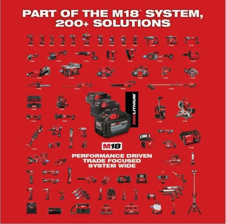 Milwaukee 3697-27 M18 FUEL 18V 7 Tool Cordless Lithium-Ion Combo Kit