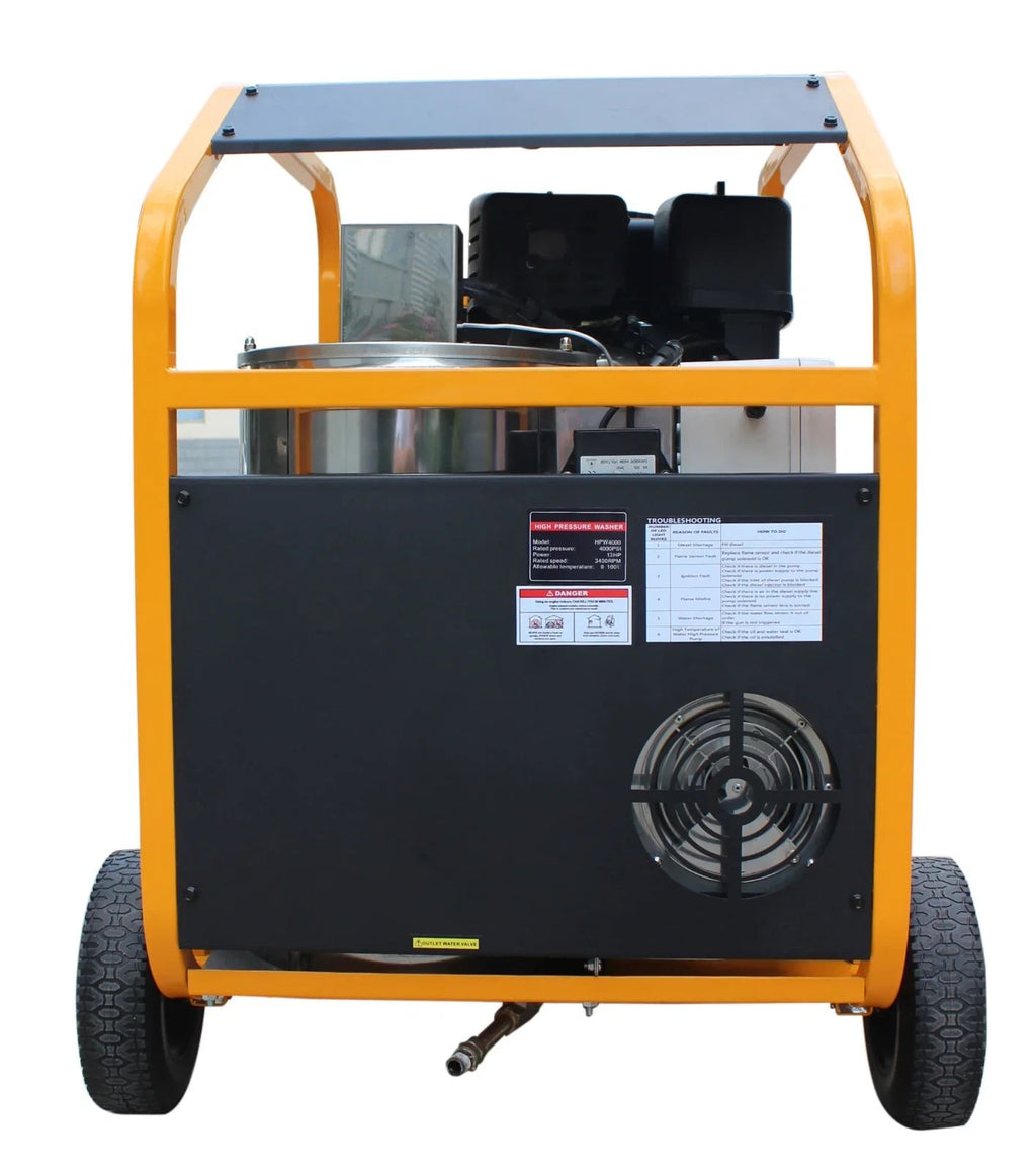 AGT 3000PSI Hot Water High Pressure Washer Machine 3 GPM 6.5 HP Diesel burner