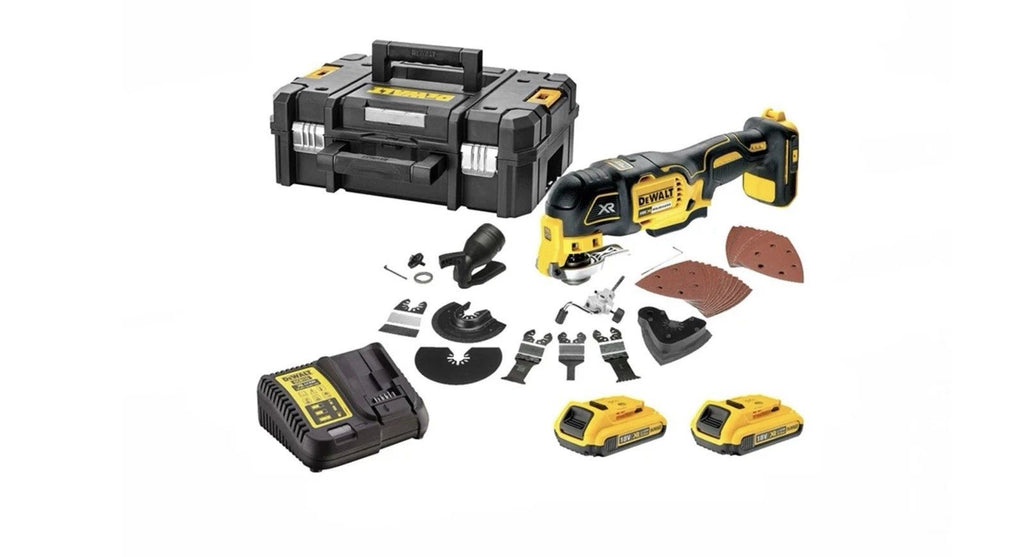 DeWalt DCS355D2 18V XR Brushless Oscillating Multi-Tool 2x2Ah Box
