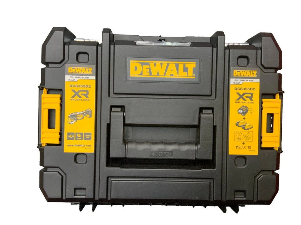 DeWalt DCS355D2 18V XR Brushless Oscillating Multi-Tool 2x2Ah Box