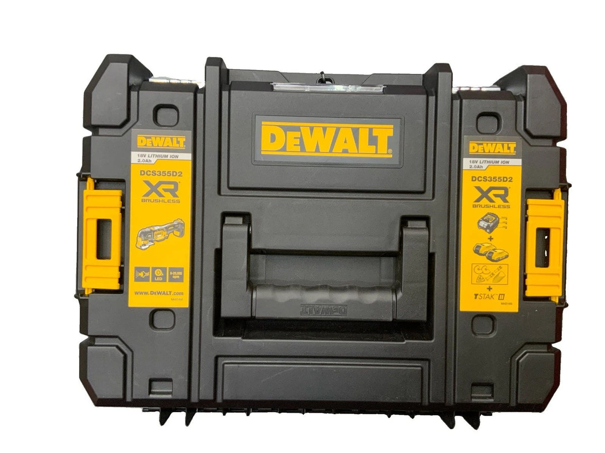 DeWalt DCS355D2 18V XR Brushless Oscillating Multi-Tool 2x2Ah Box