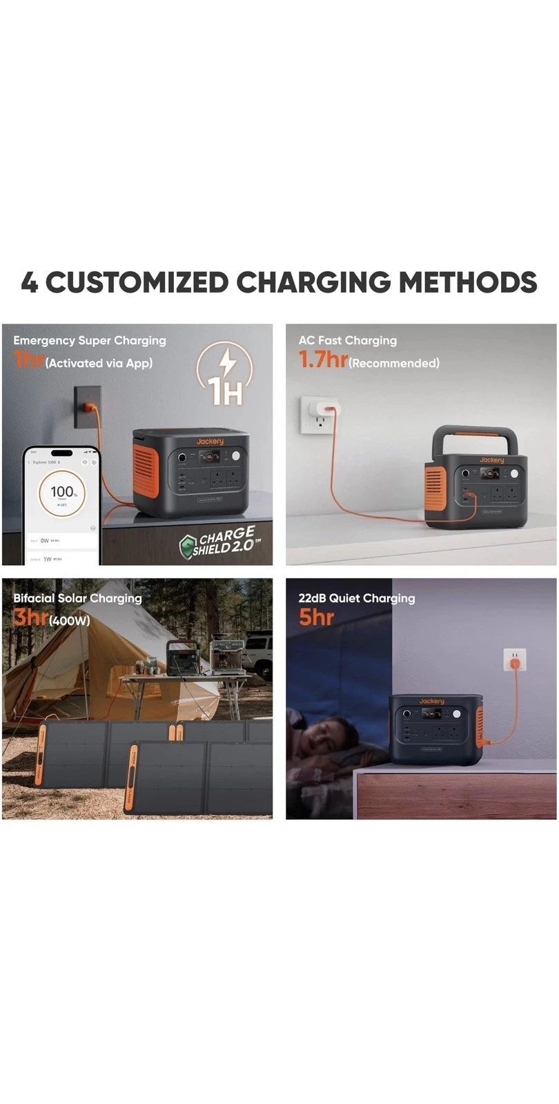 Jackery Explorer 1000 v2 Portable Power Station 1070Wh LiFePO4 Battery holiday