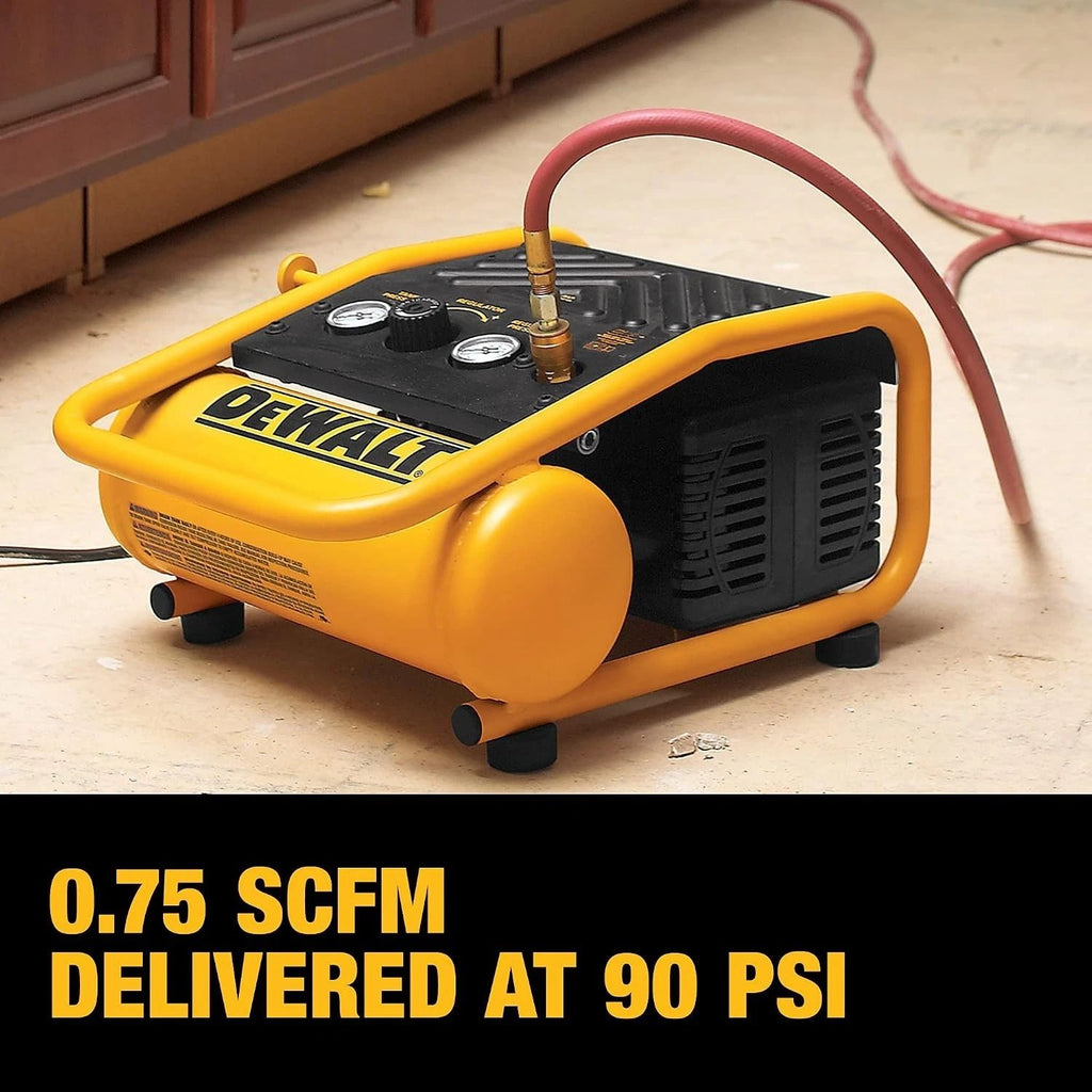 DEWALT Air Compressor, 135-PSI Max, 1 Gallon Tank, 2.6 Amp (D55140)