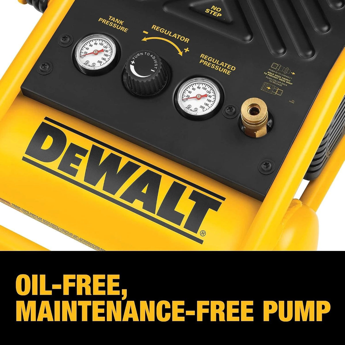 DEWALT Air Compressor, 135-PSI Max, 1 Gallon Tank, 2.6 Amp (D55140)