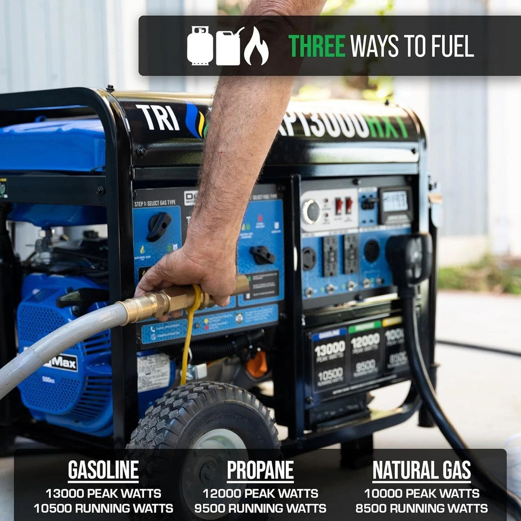 XP15000HXT 15,000 Watt Tri Fuel Portable Home Power Backup HXT Generator w/CO Al
