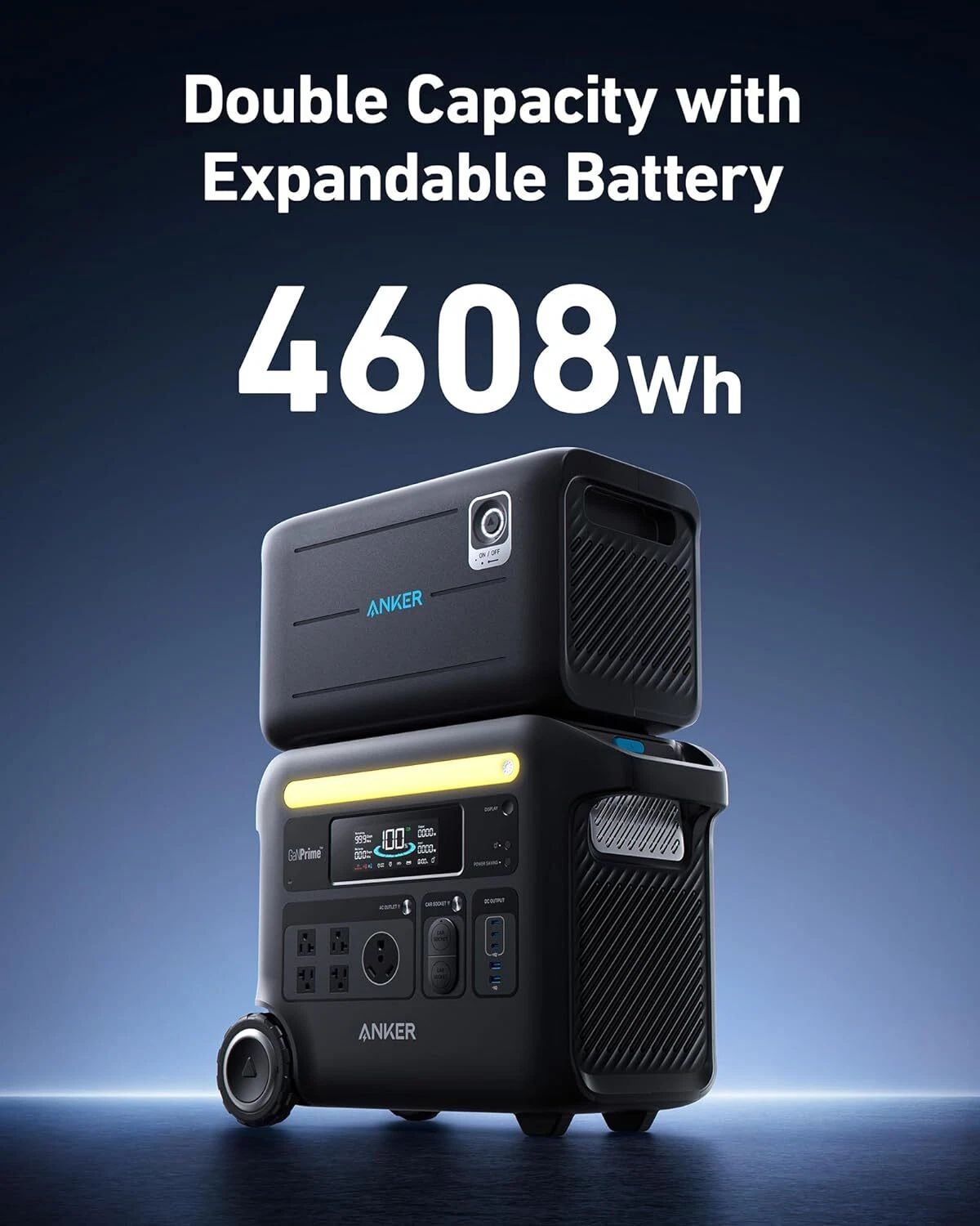 Anker SOLIX F2600 Portable Power Station 2560Wh 2400W Solar Generator