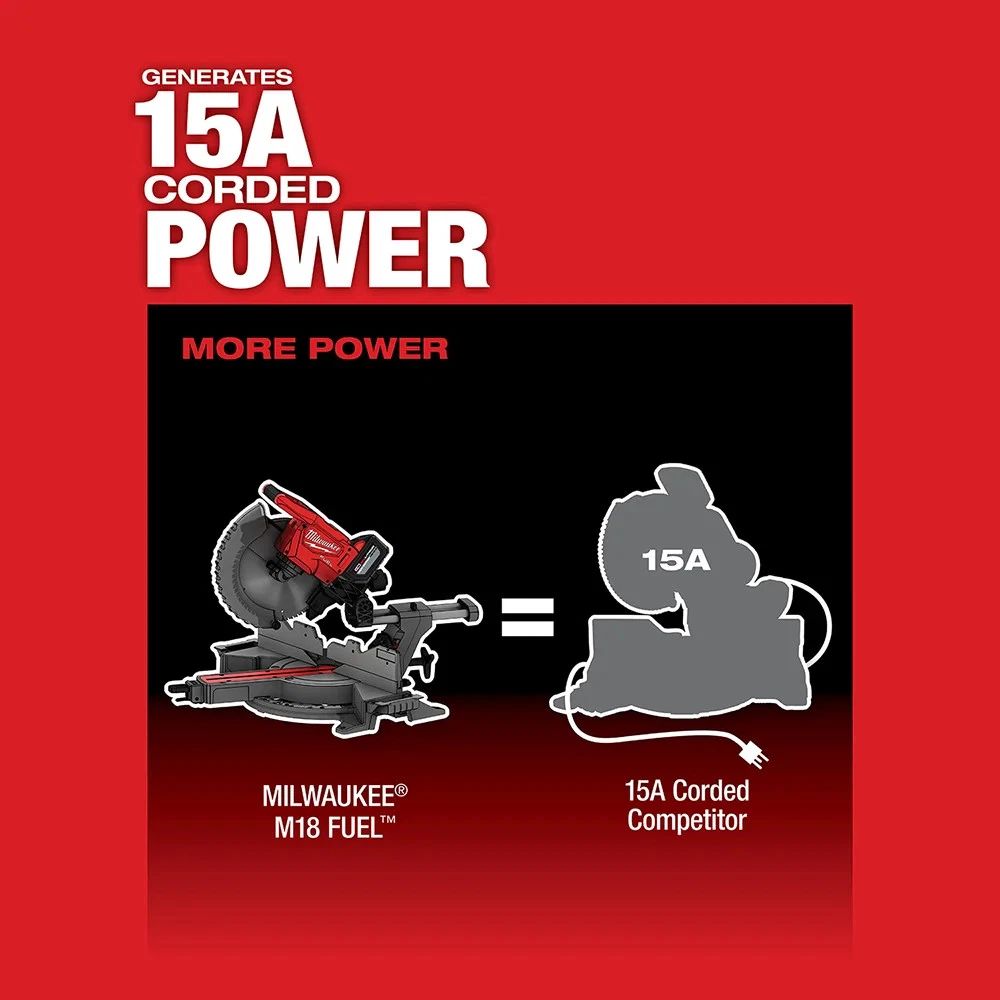 Milwaukee 2739-80 M18 18V 12" Cordless Miter Saw - Bare Tool - Recon