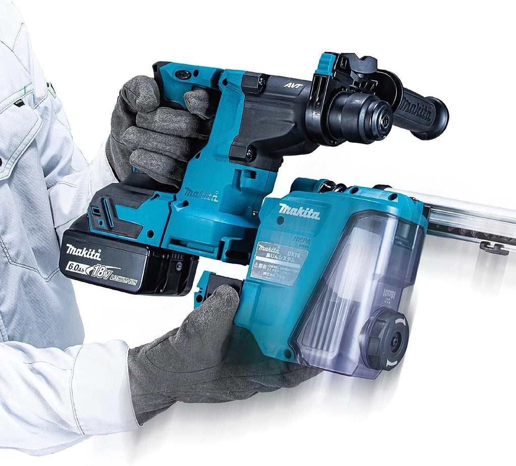Makita HR183DZKV 18V 18mm Cordless Rotary Hammer DX16 Dust Collector Case Japan