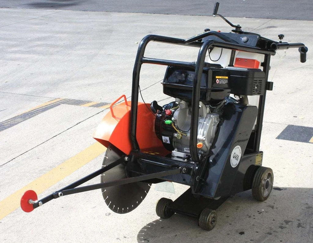 14HP 420cc Gas Power Walk Behind 18" Concrete Floor Cut Off Saw w/Blade
