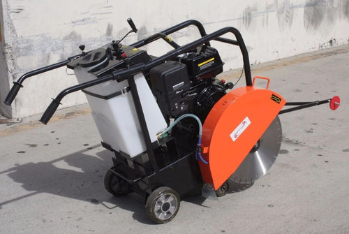 14HP 420cc Gas Power Walk Behind 18" Concrete Floor Cut Off Saw w/Blade