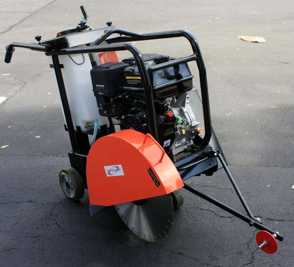 14HP 420cc Gas Power Walk Behind 18" Concrete Floor Cut Off Saw w/Blade