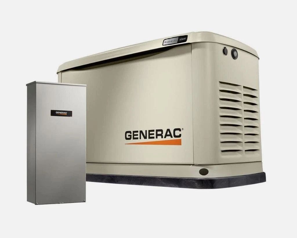 Generac Guardian Series 10,000 Watt (10Kw) Dual Fuel 50-State Air-Cooled Home
