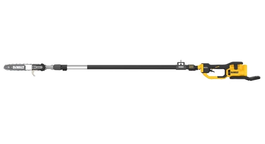 DEWALT 60V MAX* 10 IN. 140 IN. TELESCOPING POLE SAW (TOOL ONLY) - BLACK/YELLOW