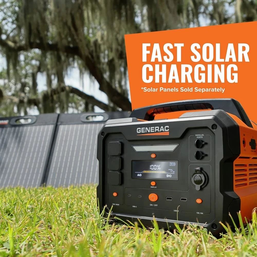 Generac GB1000 Portable Power Station G0080250 1086Wh Capacity*NEW*