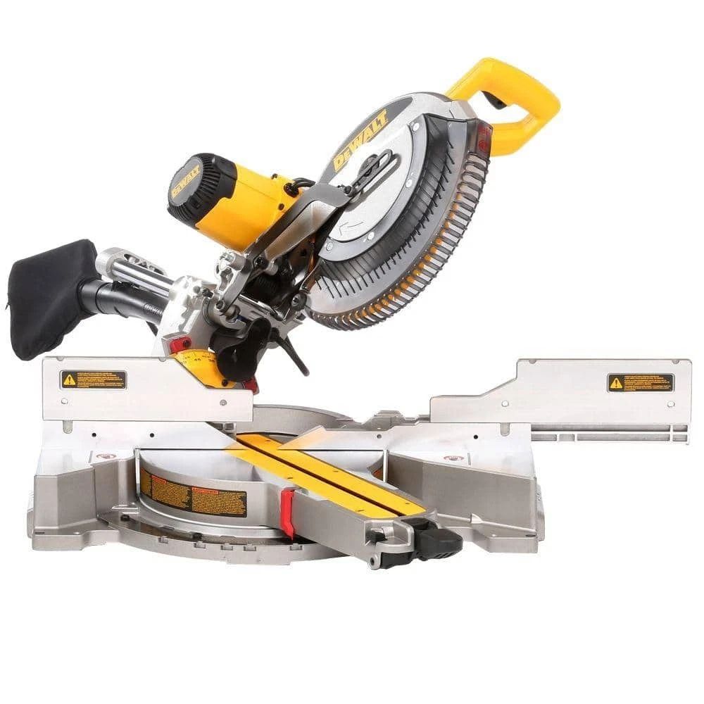 DEWALT 15 Amp 12 in. Double Bevel Sliding Compound Miter Saw w/ XPS Technology