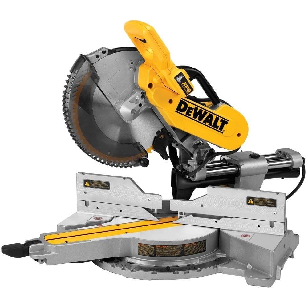 DEWALT 15 Amp 12 in. Double Bevel Sliding Compound Miter Saw w/ XPS Technology