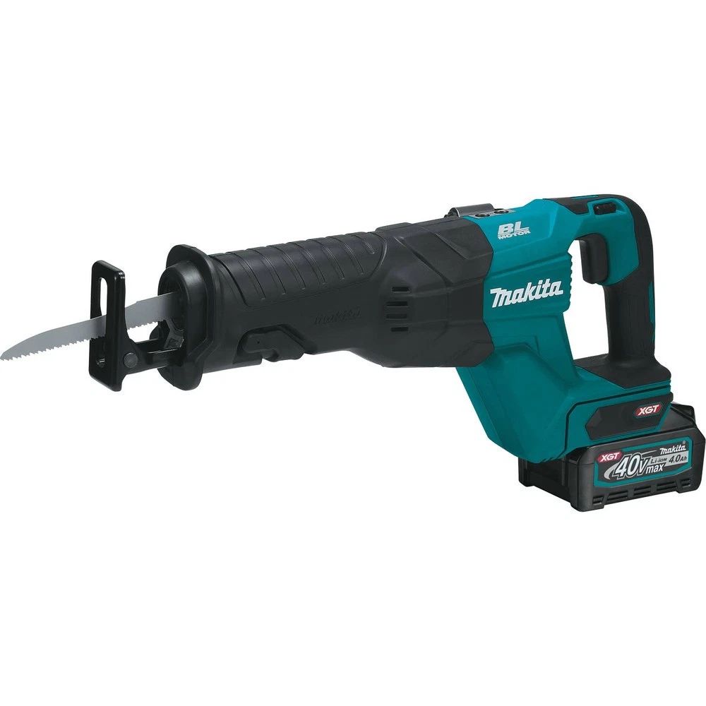 Makita GT401M1D1 40V max XGT 1-1/4" Recip Saw 4-Tool Combo Kit (2.5 Ah/4 Ah) New