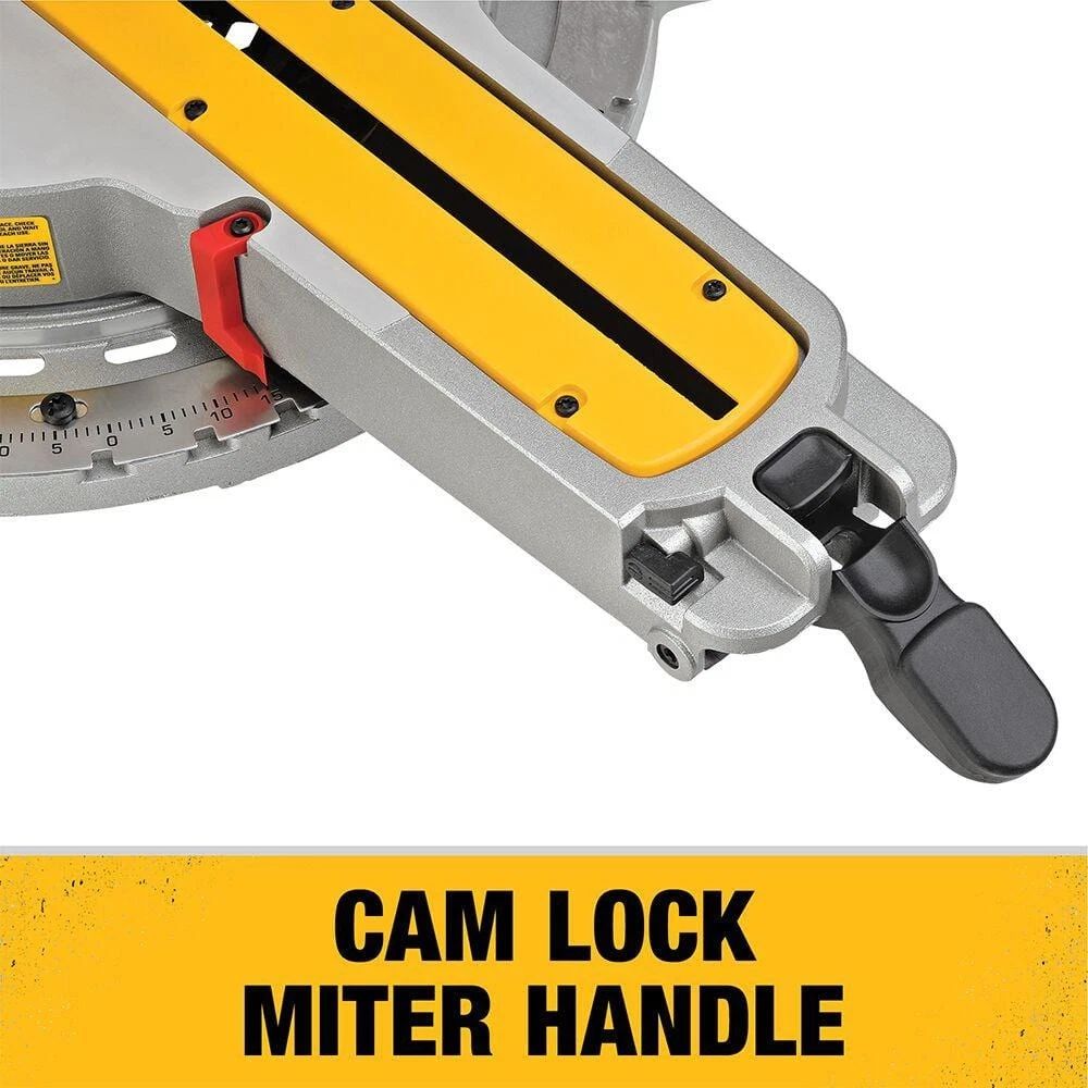 DEWALT 15 Amp 12 in. Double Bevel Sliding Compound Miter Saw w/ XPS Technology
