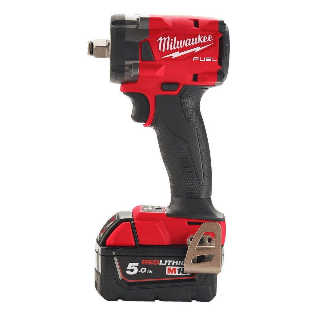 Milwaukee M18FIW2F12-502X 18V Fuel 1/2" Compact Impact Wrench Kit 2X 5.0Ah