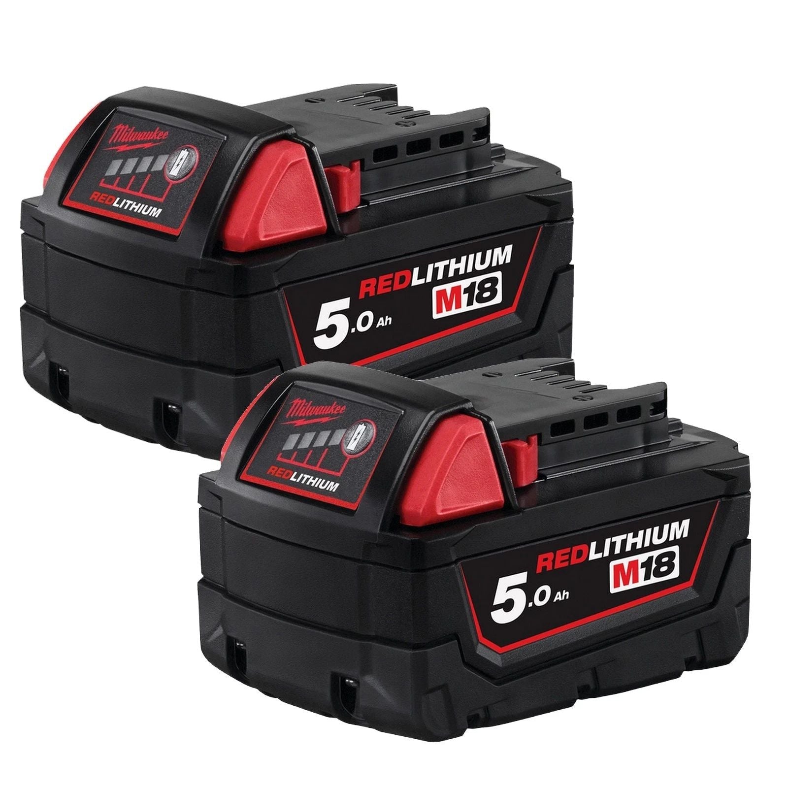 Milwaukee M18FIW2F12-502X 18V Fuel 1/2" Compact Impact Wrench Kit 2X 5.0Ah