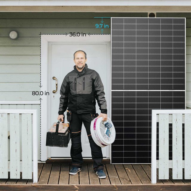 Renogy Bifacial 590 Watt N-Type Monocrystalline Solar Panel