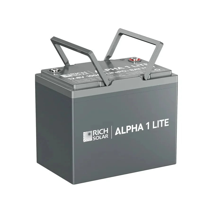 Rich Solar ALPHA 1 LITE 12V 100Ah LiFePO4 Lithium Battery