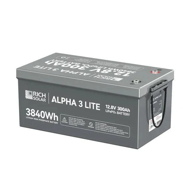 Rich Solar Alpha 3 12V 300Ah Lithium Iron Phosphate Battery