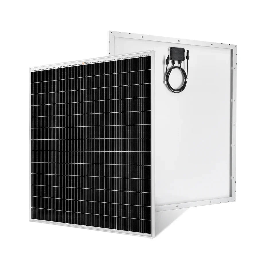 Rich Solar MEGA 175 PRO 175 Watt 24V Solar Panel with 20 FT MC4 Extension Cable Set