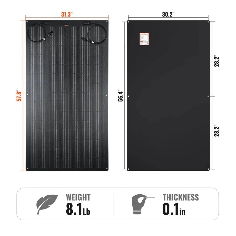 Rich Solar MEGA 200 PRO FLEX 200W 24V Flexible Solar Panel