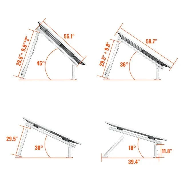 Rich Solar Solar Ground Mount Fits MEGA 200/MEGA 220/MEGA 250