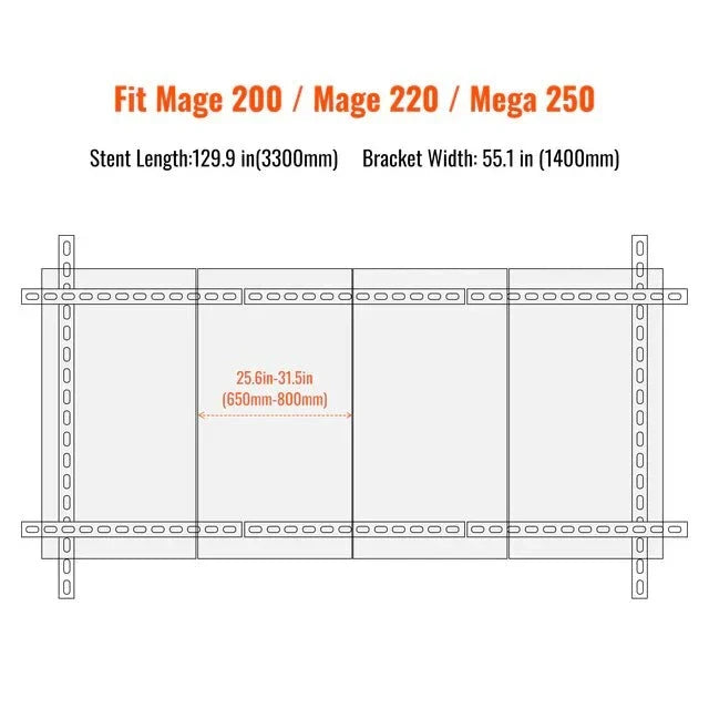 Rich Solar Solar Ground Mount Fits MEGA 200/MEGA 220/MEGA 250