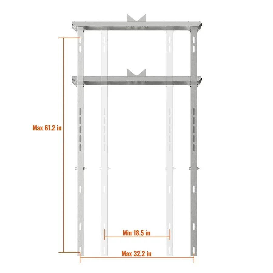 Rich Solar Adjustable Solar Pole Mount Bracket Kit