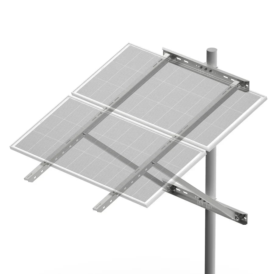 Rich Solar Adjustable Solar Pole Mount Bracket Kit