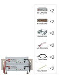 RUiXU Battery Optional Installation Method - Bracket Rack - Flexibility & Stackable