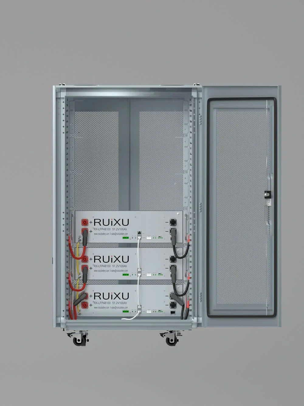 RUiXU Lithium Batteries Kits (RX-LFP48100-H) | 15kWH, 20kWH, 25kWH, 30kWH | Self-Heating