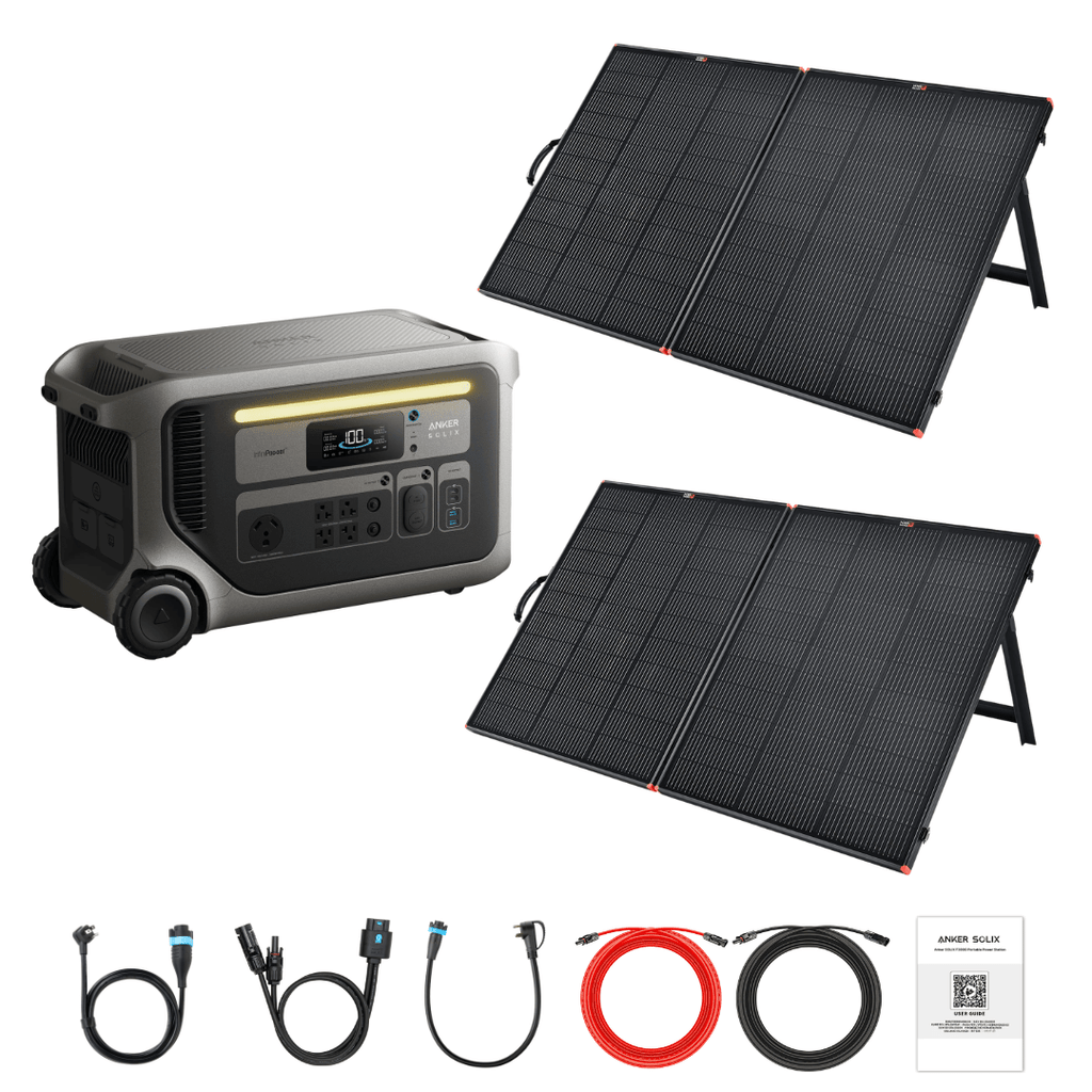 Anker SOLIX F3000 + Custom Solar Panels Kits