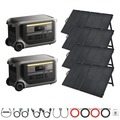 2 x Anker SOLIX F3000 + Custom Solar Panels Kits