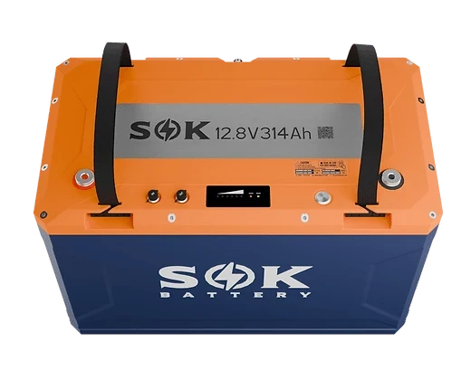 SOK Battery 12V 314Ah Lithium Iron Phosphate Battery With Built-in Heater & Bluetooth