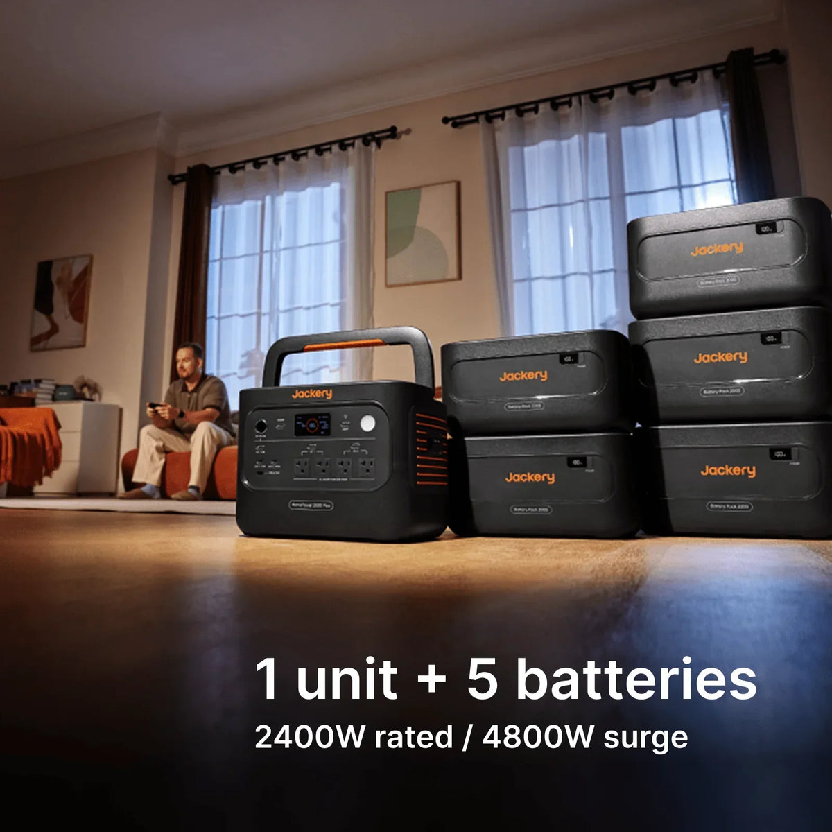 Jackery HomePower 2000 Plus v2 + Battery Pack 2000 Plus v2