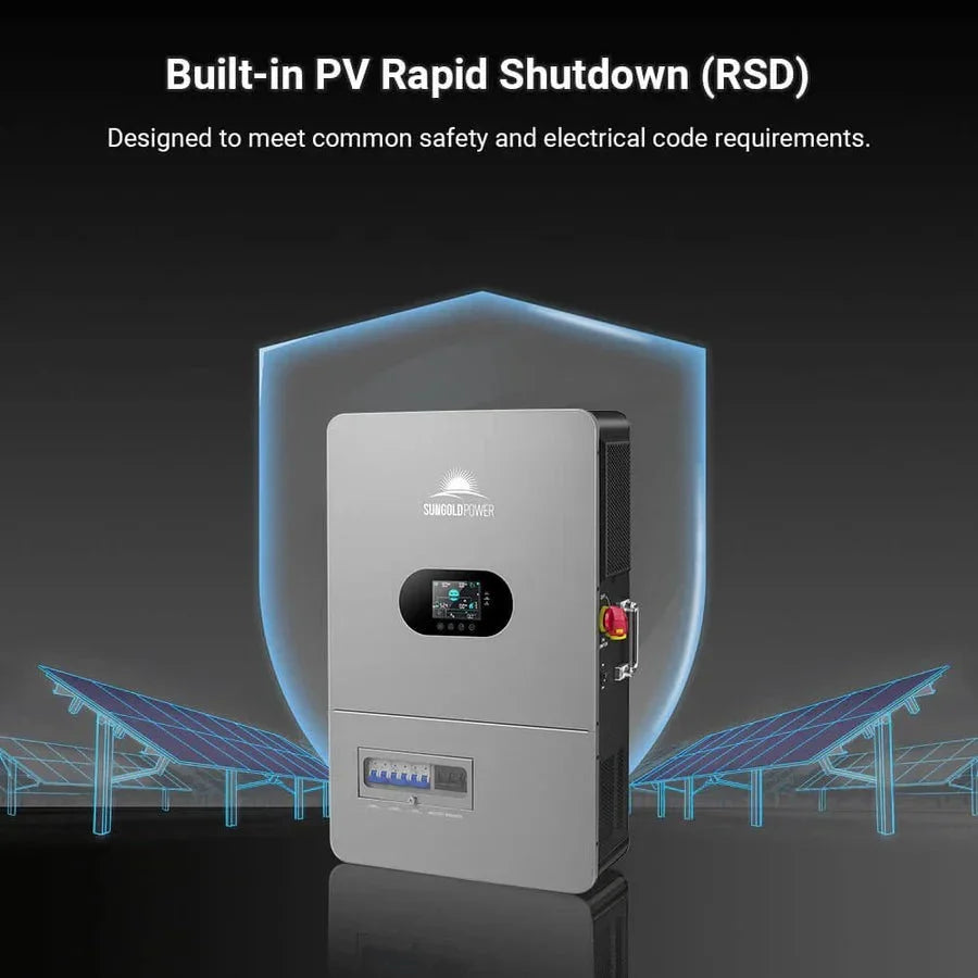 SunGoldPower 12KW 48V All in One Off Grid Solar Inverter