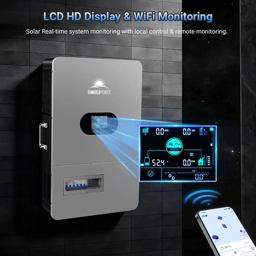 SunGoldPower 12KW 48V All in One Off Grid Solar Inverter