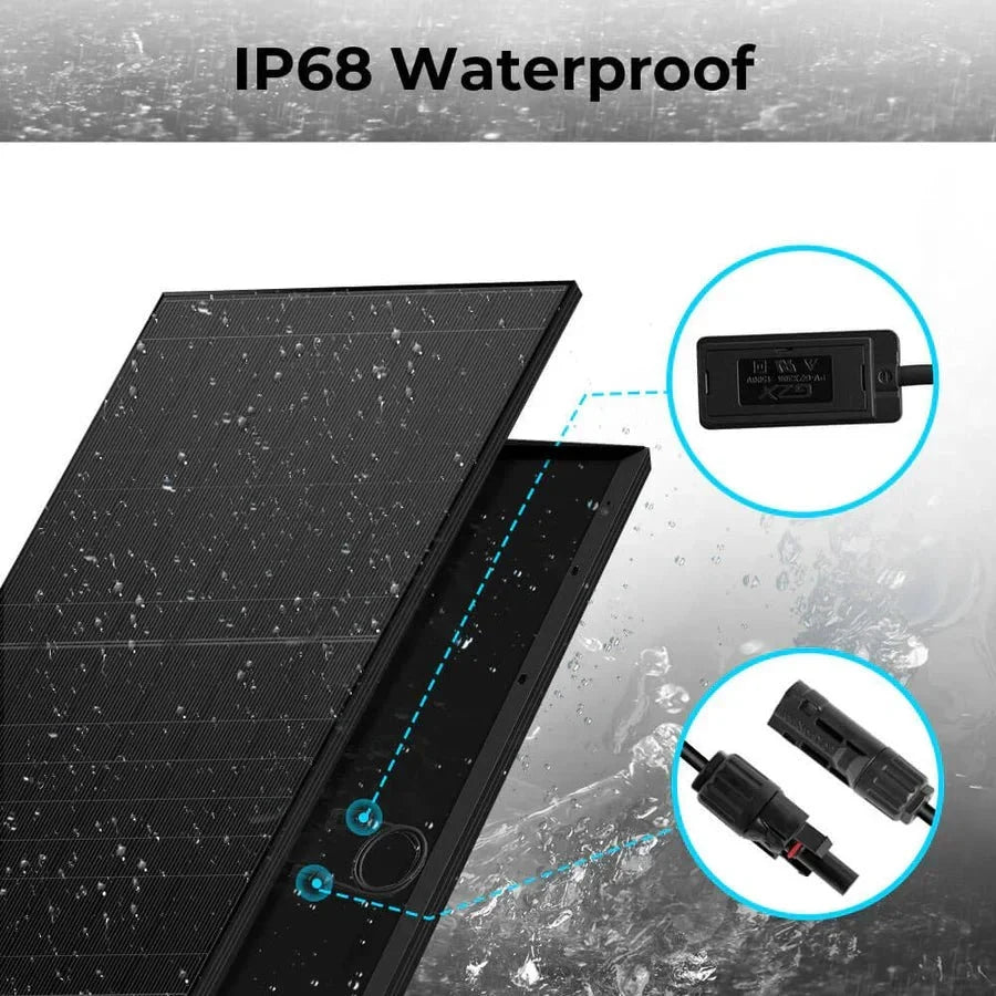 SunGoldPower 440W Monocrystalline Black N-Type Solar Panel