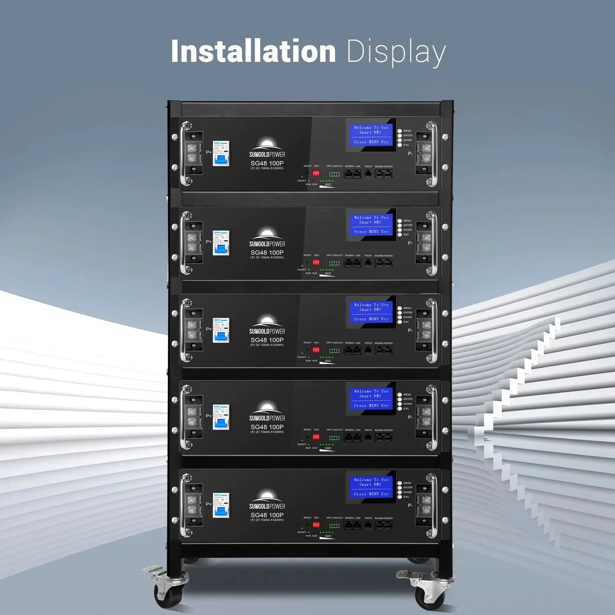 SunGoldPower Server Rack for SG48100P / SGH48100T