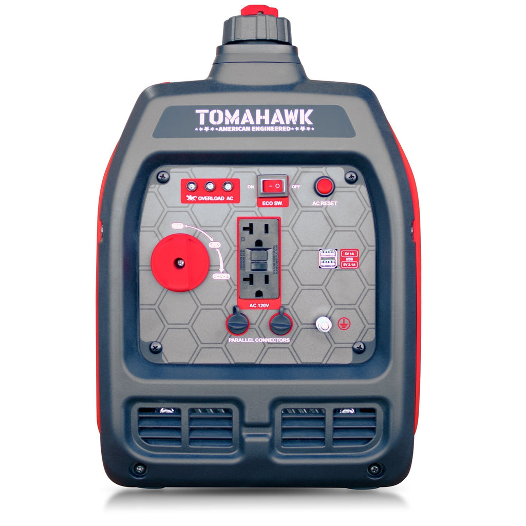 Tomahawk Power 2000 Watt Inverter Generator Super Quiet Portable Gas Power Professional Use